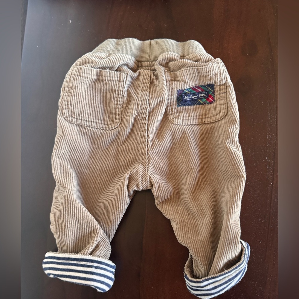 Jojo Maman Bebe Tan Corduroy 9m